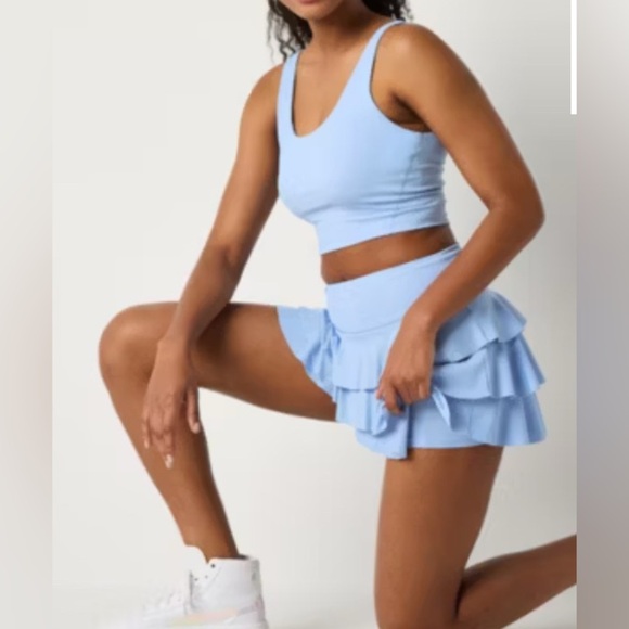 Arizona Built In Shorts Mid Rise Skirt- (Waist across 36” Length 14.5”) - Picture 1 of 8